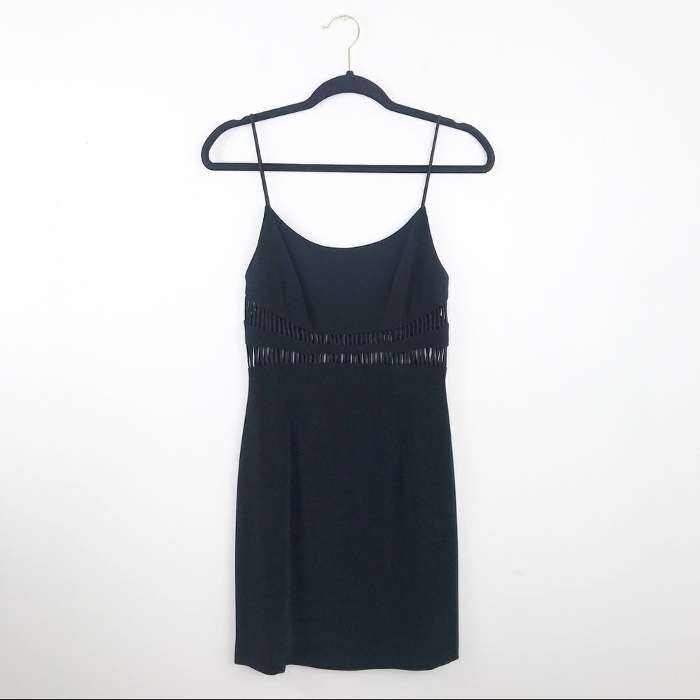 Vintage 90’s Y2K cache strappy mini dress w/ cut outs